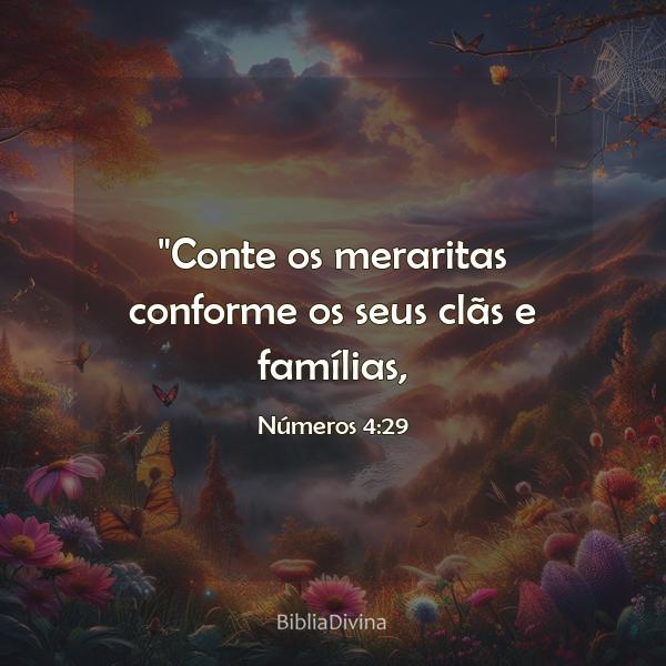 Números 4:29