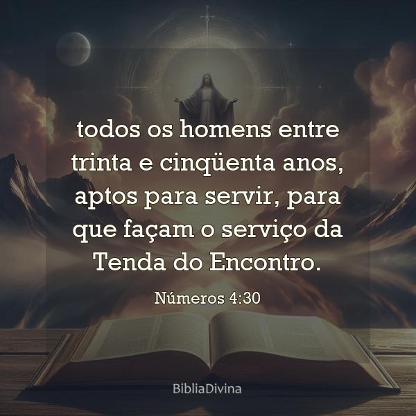 Números 4:30