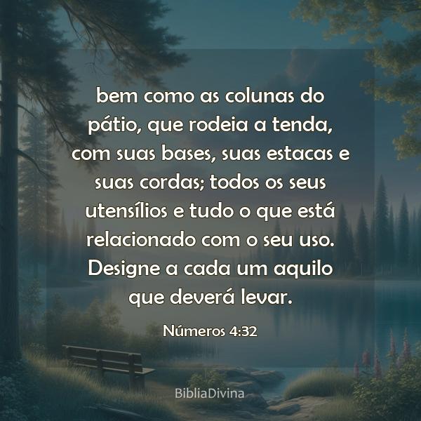 Números 4:32