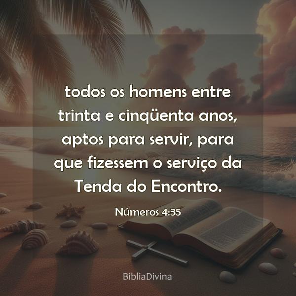 Números 4:35