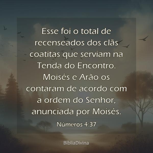 Números 4:37