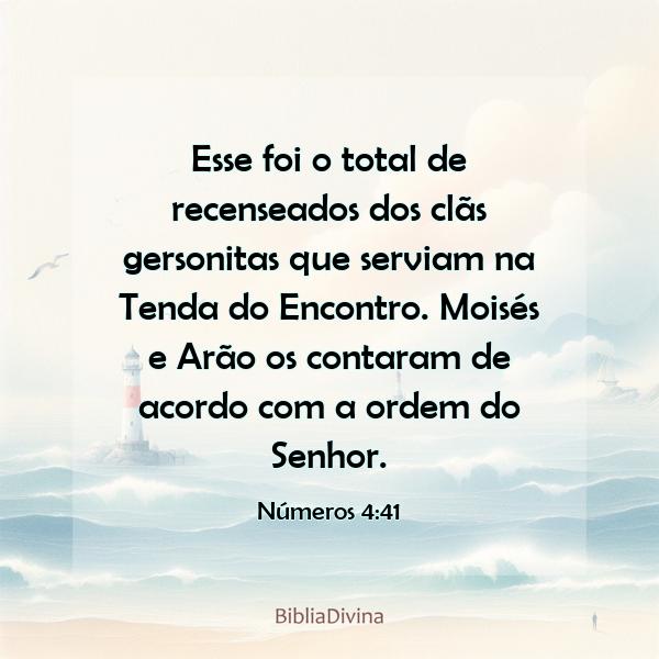 Números 4:41