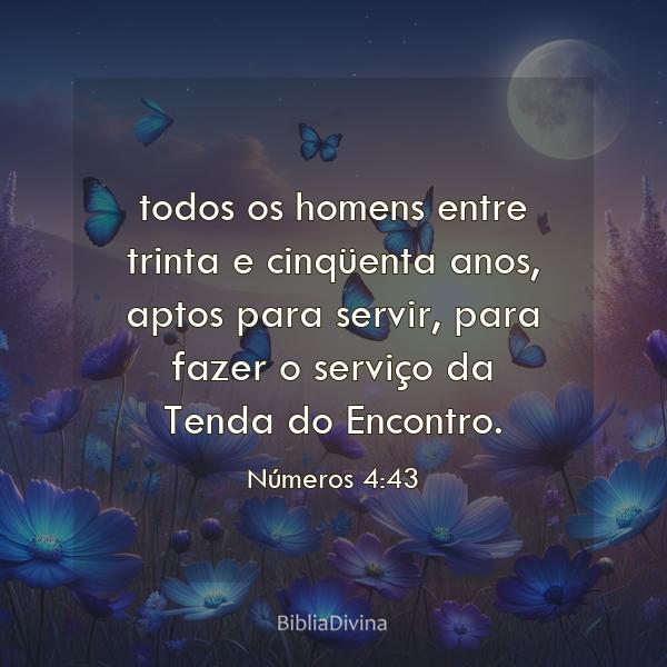 Números 4:43