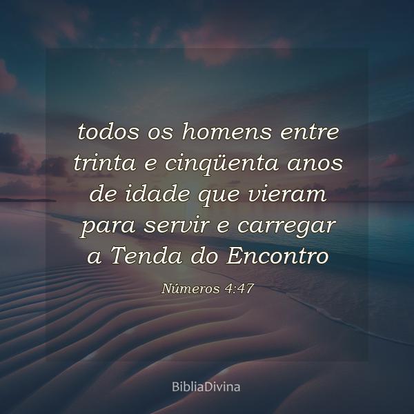 Números 4:47