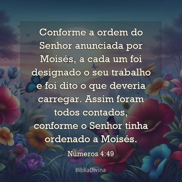 Números 4:49