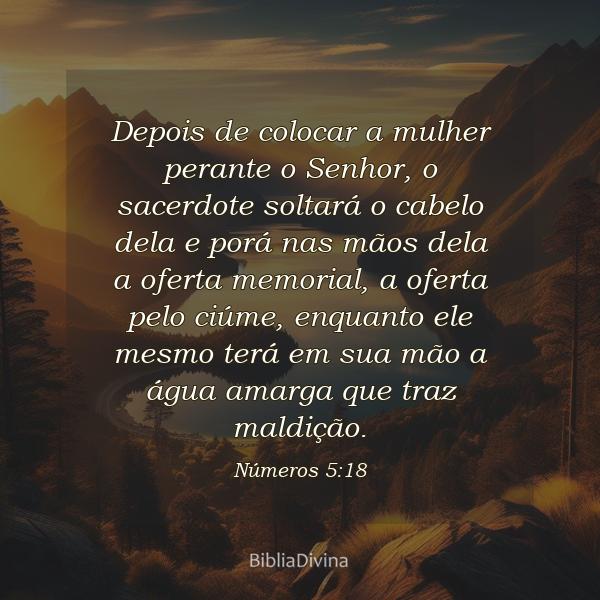 Números 5:18