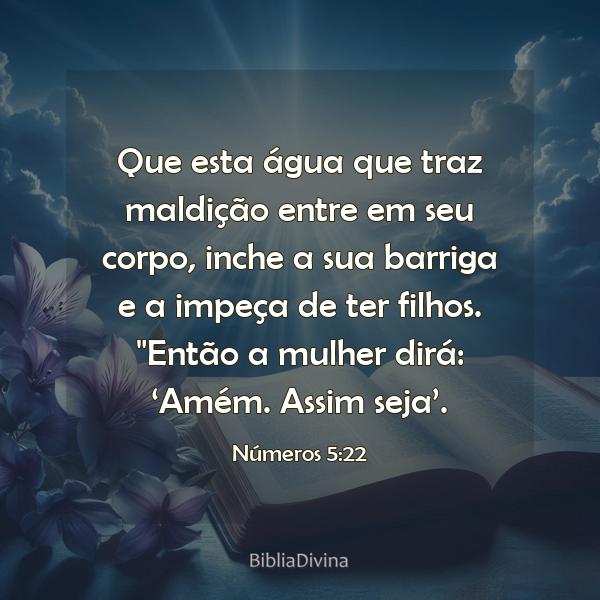 Números 5:22