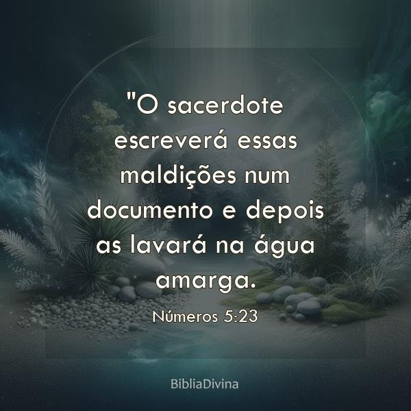 Números 5:23