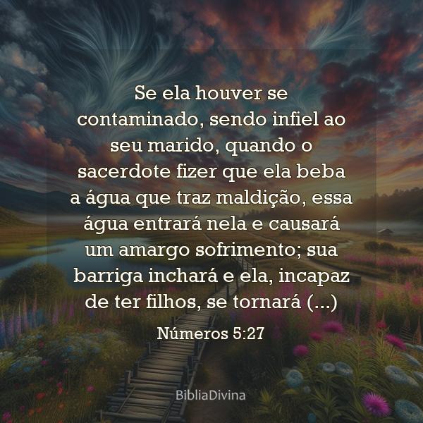 Números 5:27