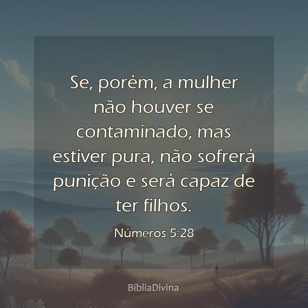 Números 5:28