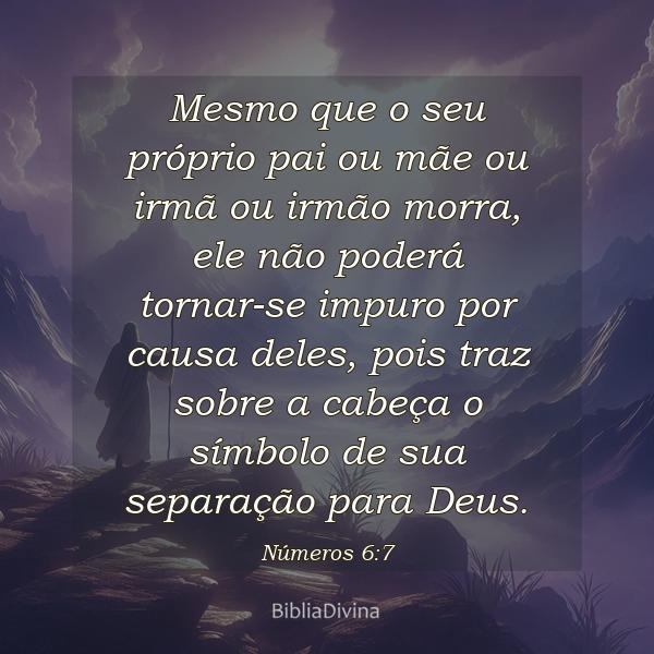 Números 6:7