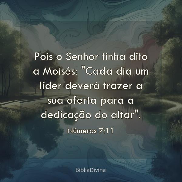 Números 7:11