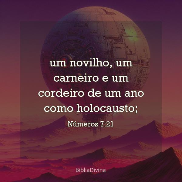 Números 7:21