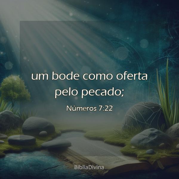 Números 7:22