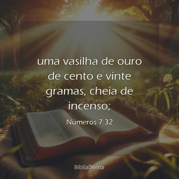 Números 7:32