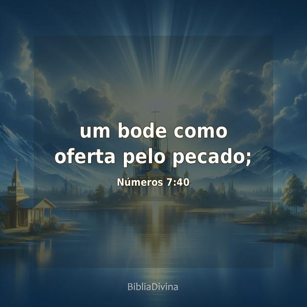 Números 7:40