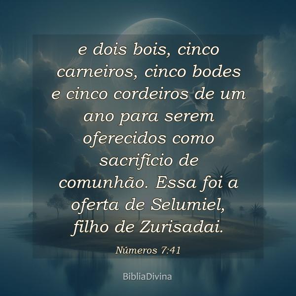 Números 7:41