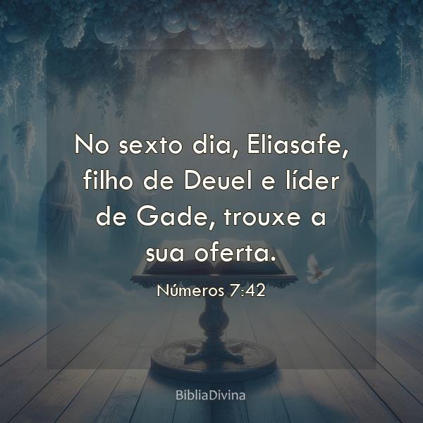 Números 7:42