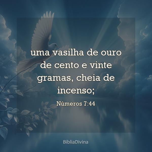 Números 7:44