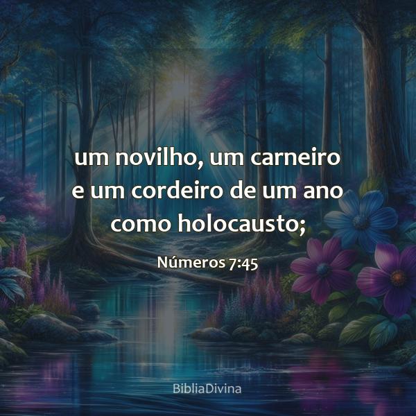 Números 7:45