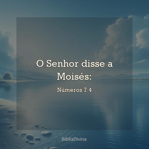 Números 7:4