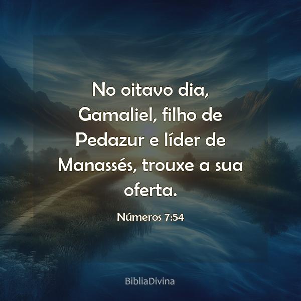 Números 7:54