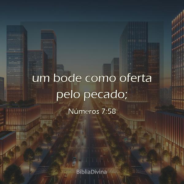 Números 7:58