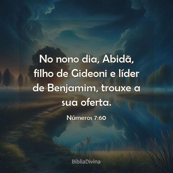 Números 7:60