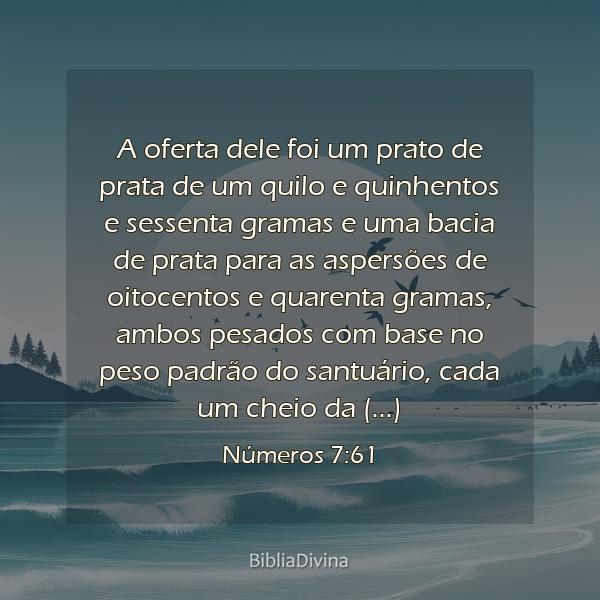 Números 7:61