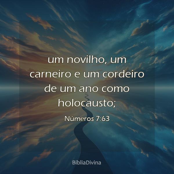 Números 7:63