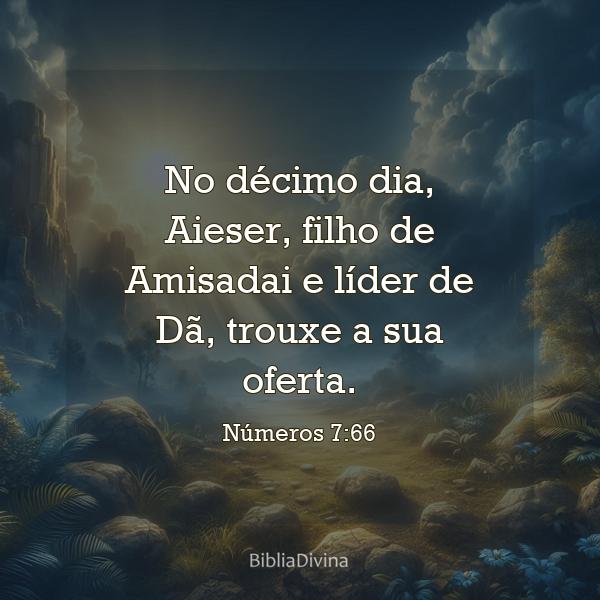 Números 7:66