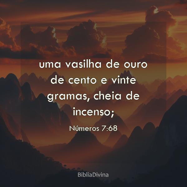 Números 7:68