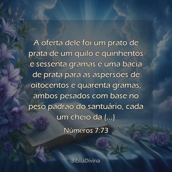 Números 7:73