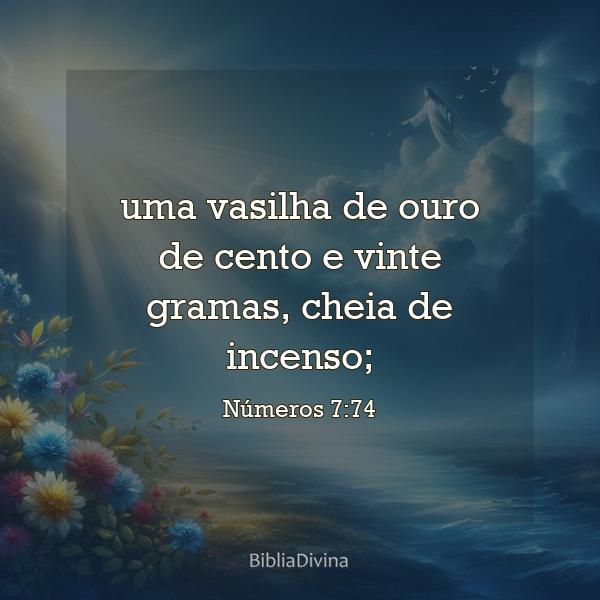 Números 7:74