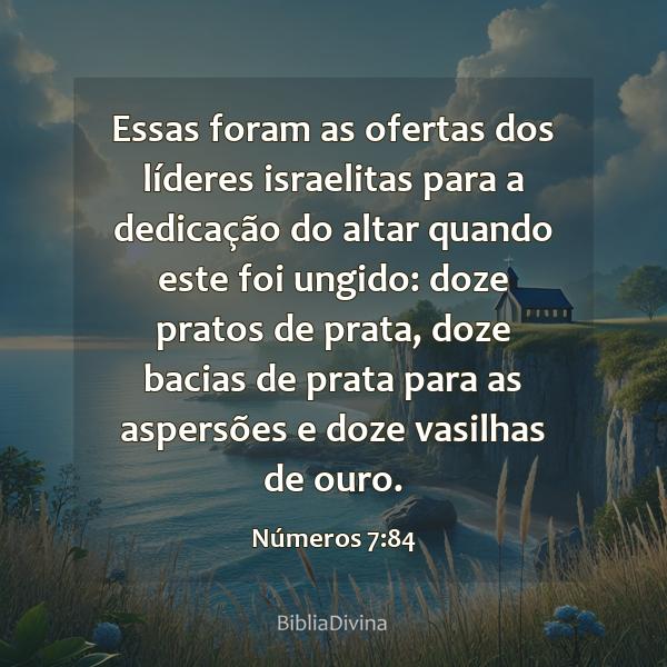 Números 7:84