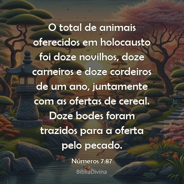 Números 7:87