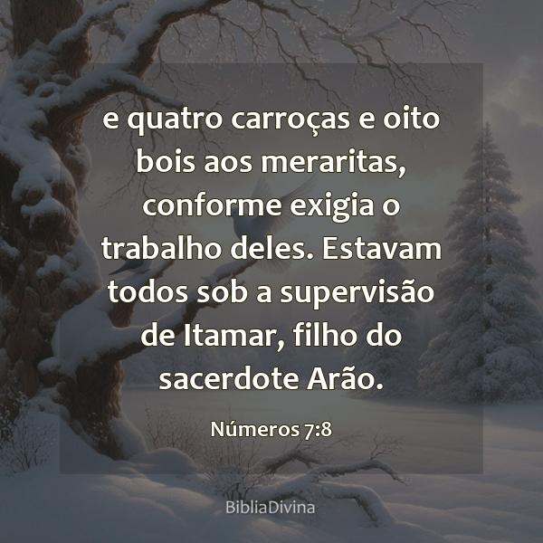 Números 7:8