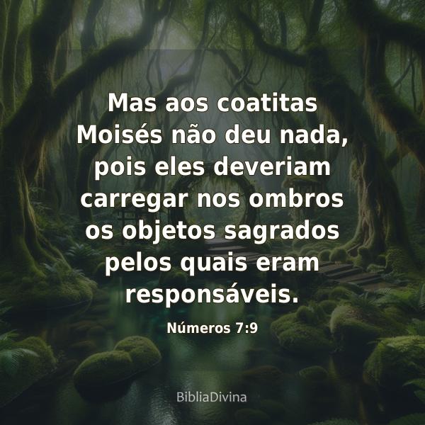 Números 7:9