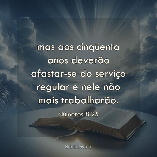 Números 8:25