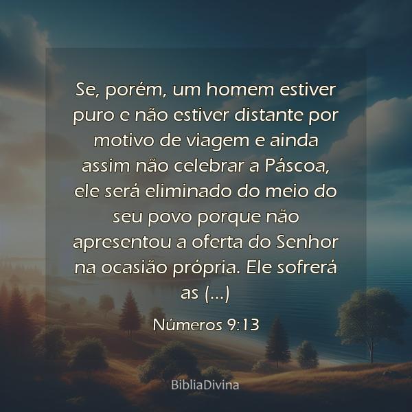 Números 9:13