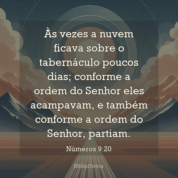 Números 9:20