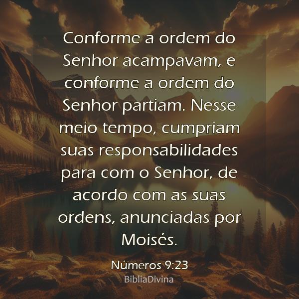 Números 9:23