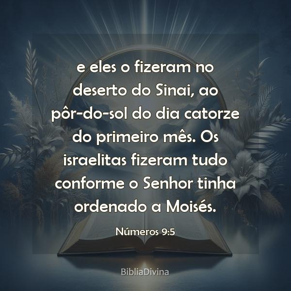 Números 9:5