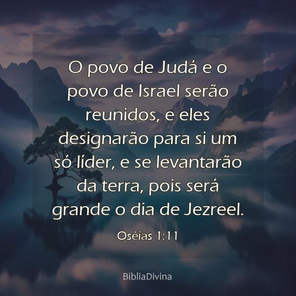 Oséias 1:11