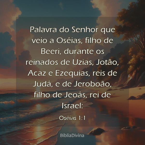 Oséias 1:1