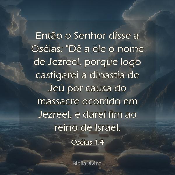 Oséias 1:4