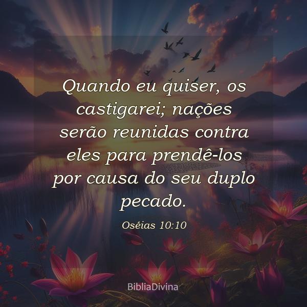 Oséias 10:10