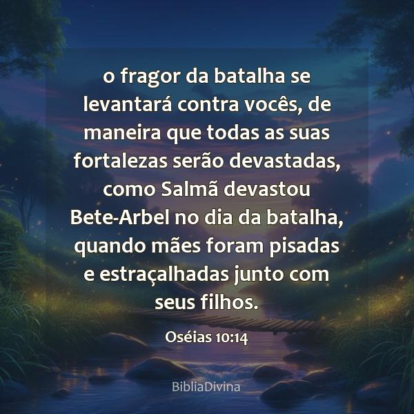 Oséias 10:14