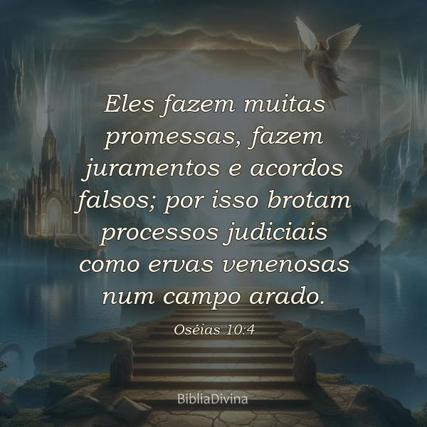 Oséias 10:4