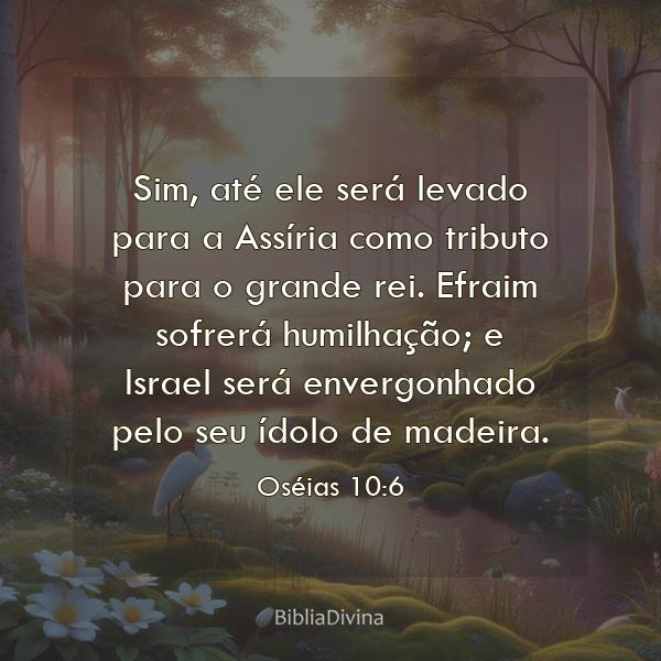 Oséias 10:6